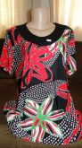 BLUSA SENHORA COM MANGA EM LIGANETI KIT COM 06 PÇS REF 193